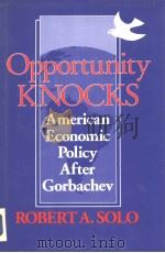 OPPORTUNITY KNOCKS:American economic policy after Gorbachev     PDF电子版封面  0873327748   