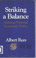 Striking a Balance     PDF电子版封面     
