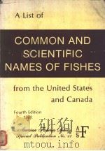 A List of Common and Scientific Names of Fishes from the United States and Canada FOURTH EDITION     PDF电子版封面     