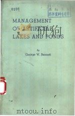 MANAGEMENT OF ARTIFICIAL LAKES AND PONDS     PDF电子版封面     