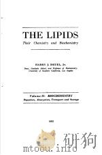 THE LIPIDS Their Chemistry and Biochemistry Volume Ⅱ BIOCHEMISTRY（ PDF版）
