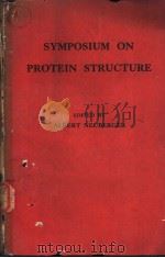 Symposium on Protein Structure     PDF电子版封面     