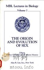 MBL Lectures in Biology Volume 7 THE ORIGIN AND EVOLUTION OF SEX     PDF电子版封面  0845122061   