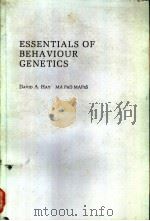 ESSENTIALS OF BEHAVIOUR GENETICS     PDF电子版封面     
