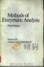 Methods of Enzymatic Analysis Third Edition Volume Ⅺ Antigens and Antibodies 2     PDF电子版封面     