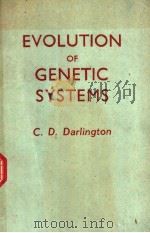 EVOLUTION OF GENETIC SYSTEMS（ PDF版）