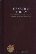 GENETICS TODAY Volume 2     PDF电子版封面    S.J.GEERTS 