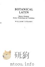 BOTANICAL LATIN History，Grammar Syntax，Terminology and Vocabulary（ PDF版）