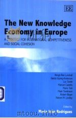 The new knowledge economy in Europe：a strategy for international competitiveness and social cohesion     PDF电子版封面  1843764687   