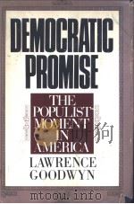 Democratic promise The populist Moment in America     PDF电子版封面     