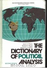 THE DICTIONARY OF POLITICAL ANALYSIS     PDF电子版封面     