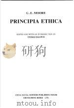 PRINCIPIA ETHICA   1999年12月第1版  PDF电子版封面    [英]摩尔著 