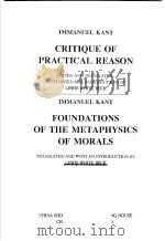 西学基本经典·伦理学类  实践理性批判  英文   1999  PDF电子版封面  7500426461  （德）康德著 