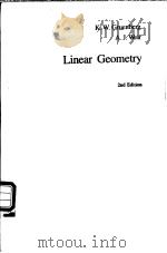 Linear geometry     PDF电子版封面    K.W.Gruenberg  A.J.Weir 