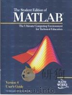 The Student Edition of MATLAB：version 4：user's guide     PDF电子版封面  0131849794   