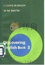 Discovering English Book 3     PDF电子版封面    W.M.Smyth 