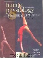 Human physiology：the mechanisms of body function     PDF电子版封面  007067065X   