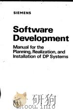 Software development     PDF电子版封面    Wolfgang End  Horst Gotthardt 