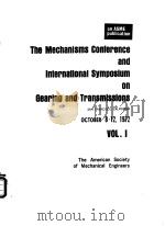 An ASME Publication The Mechanisms Conference and International Symposium on Gearing and Transmissio     PDF电子版封面     
