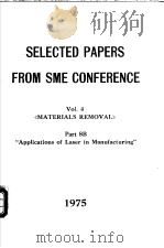 Selected Papers From SME Conferences  VOL.4  《Materials Removal》Part 8B     PDF电子版封面     