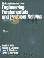 Selected Materials from Engineering Fundamentals and Problem Solving（ PDF版）