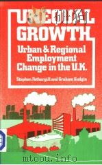 UNEQUAL GROWTH URBAN AND REGIONAL EMPLOYMENT CHANGE IN THE UK（ PDF版）