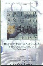 TEMPOS IN SCIENCE AND NATURE:STRUCTURES RELATIONS AND COMPLEXITY     PDF电子版封面  1573311979   