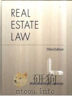 Real estate law     PDF电子版封面  0534930298   