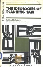 The Ideologies of Planning Law     PDF电子版封面  0080251986   