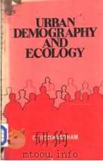 URBAN DEMOGRAPHY AND ECOLOGY（ PDF版）