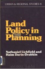 Land Policy in Planning     PDF电子版封面     