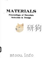 Materials Proceedings of Materials Selection & Design（ PDF版）