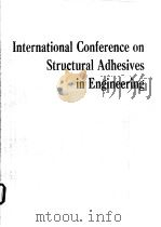 International Conference on Structural Adhesives in Engineering     PDF电子版封面  0852985924   