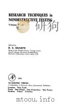 Research Techniques in nondestructive testing  Vol.5     PDF电子版封面  012639055X  R.S.SHARPE 