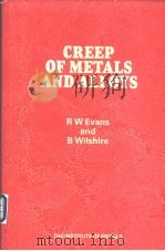 CREEP OF METALS AND ALLOYS（ PDF版）