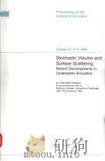 Proceedings of the Institute of Acoustics     PDF电子版封面  1901656241   