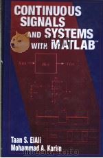 CONTINUOUS SIGNALS AND SYSTEMS WITH MATLAB（ PDF版）
