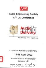 Audio Engineering Society 17th  UK Conference     PDF电子版封面  0937803464   