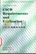 CSCW的需求与评估   1998  PDF电子版封面  7506238209  Peter J.Thomas（Ed.）编 