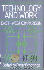 TECHNOLOGY AND WORK EAST-WEST COMPARISON     PDF电子版封面  0709938012   