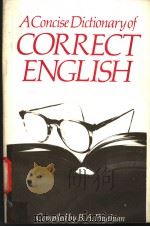 A Concise Dictionary of Correct English（ PDF版）