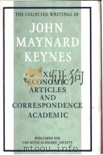 THE COLLECTED WRITINGS OF JOHN MAYNARD KEYNES VOLUME Ⅺ     PDF电子版封面     