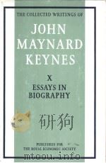 THE COLLECTED WRITINGS OF JOHN MAYNARD KEYNES VOLUME Ⅹ     PDF电子版封面     