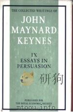 THE COLLECTED WRITINGS OF JOHN MAYNARD KEYNES VOLUME Ⅸ     PDF电子版封面     