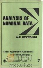 ANALYSIS OF NOMINAL DATA     PDF电子版封面     