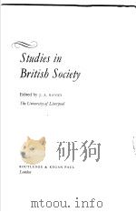 Studies in Britisb Society     PDF电子版封面     