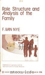 Role Structure and Analysis of the Family（ PDF版）