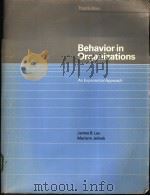Behavior in Organizations     PDF电子版封面     