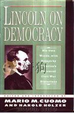 LINCOLN ON DEMOCRACY     PDF电子版封面     