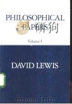 PHILOSOPHICAL PAPERS Volume Ⅰ     PDF电子版封面  0195032047   